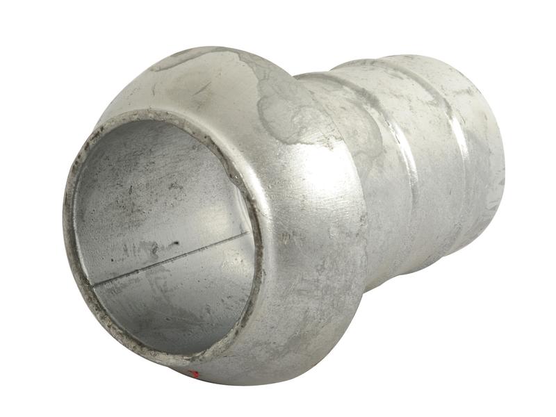 Coupling with Hose End - Male 4\'\' (108mm) x4\'\' (102mm) (Galvanised)