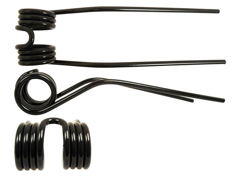 Tedder haytine Length: 378mm, Width: 98mm, Ø9.5mm - Replacement for Deutz-Fahr Image 1
