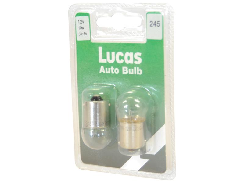 Light Bulb (Filament) R10W, 12V, 10W, BA15s (Clamshell 2 pcs.)