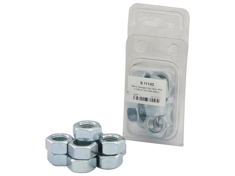 Agripak 10 pcs. Coarse Nut M16x2.00mm Image 1