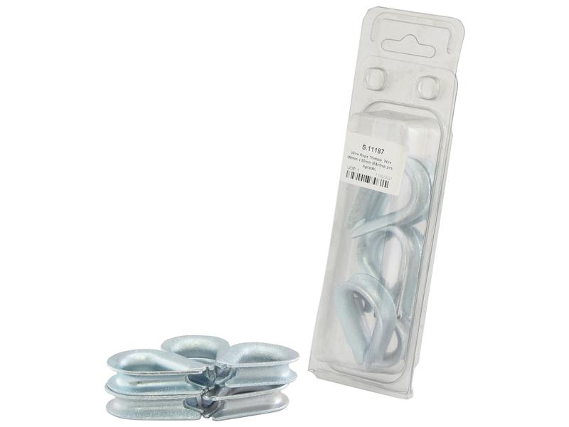 Agripak 6 pcs. Wire Rope Thimble 8 x 50mm Image 1
