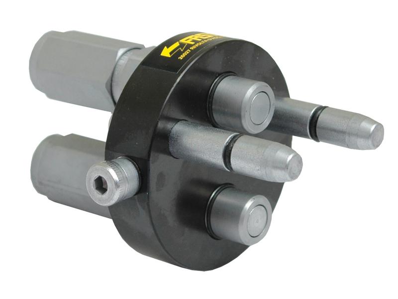 Faster Multiport Coupling - 2 Ports 3/8\'\' Body x 1/2\'\' BSP Female Thread (Mobile Part) Image 1