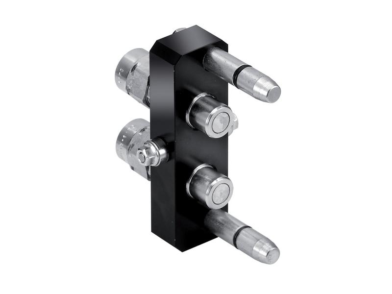 Faster Multiport Coupling - 2 Ports 3/8\'\' Body x 1/2\'\' BSP Female Thread (Mobile Part) Image 1