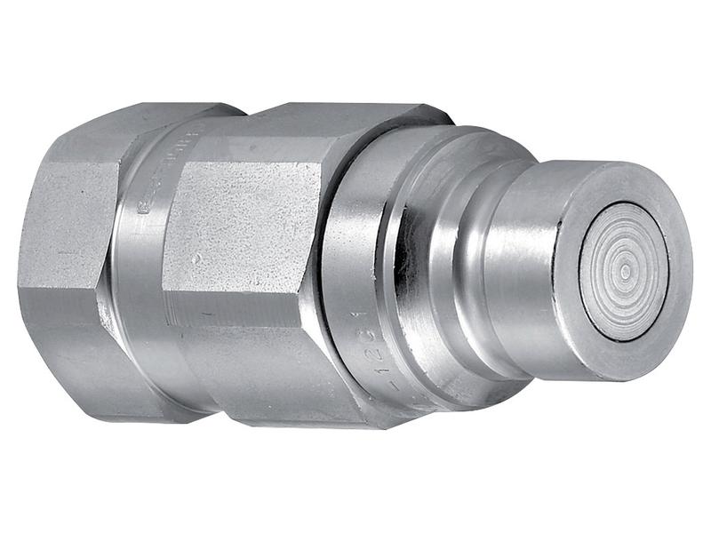 Faster Flat Faced Coupling Male 3/8\'\' Body x 1/2\'\' BSP Female Thread Image 1
