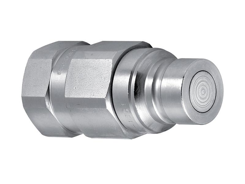 Faster Flat Faced Coupling Male 3/8\'\' Body x 3/8\'\' BSP Female Thread Image 1