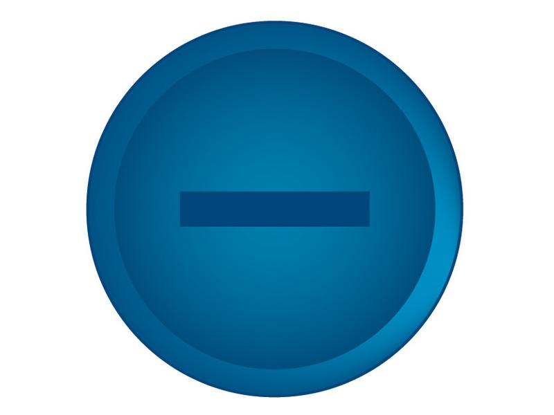 Faster Visual Indicator - Blue (-) Image 1