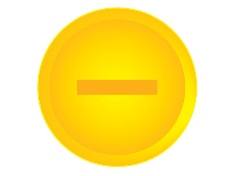 Faster Visual Indicator - Yellow (-) Image 1