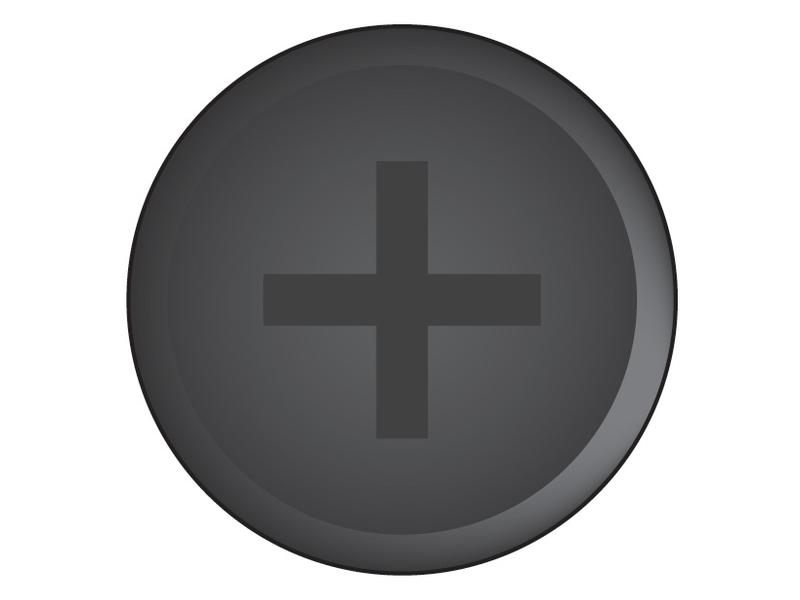 Faster Visual Indicator - Black (+) Image 1