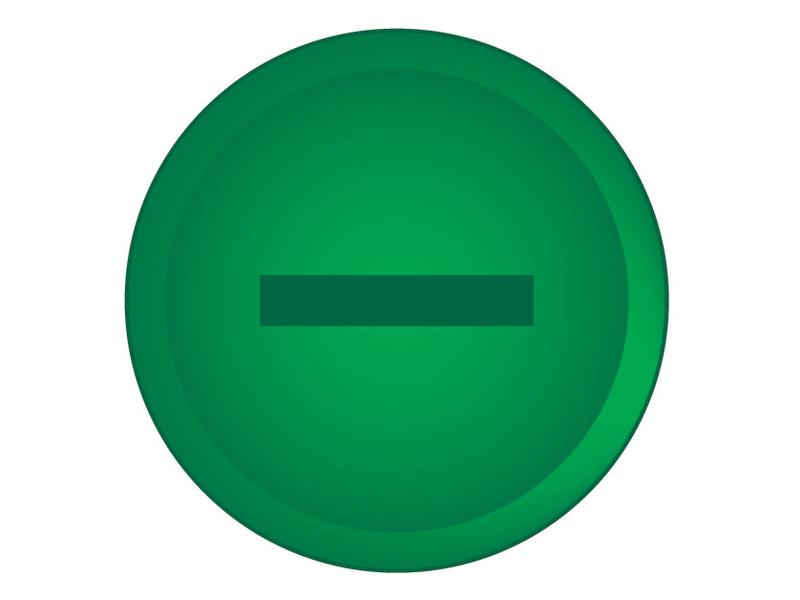 Faster Visual Indicator - Green (-) Image 1