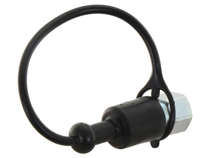 Faster Dust Cap Black PVC Fits 1/4\'\' Male Coupling - TF Series TF14N Image 1