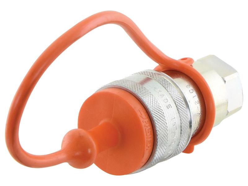 Faster Dust Plug Orange PVC Fits 1/2\'\' Female Coupling - TM Series TM12LA Image 1