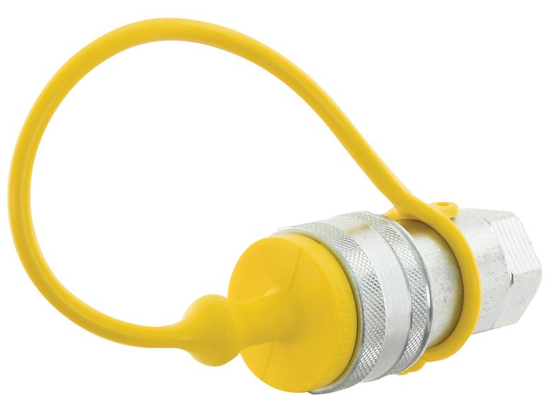 Faster Dust Plug Yellow PVC Fits 1/2\'\' Female Coupling - TM Series TM12LG