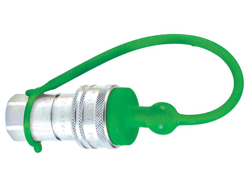 Faster Dust Plug Green PVC Fits 1/2\'\' Female Coupling - TM Series TM12LV