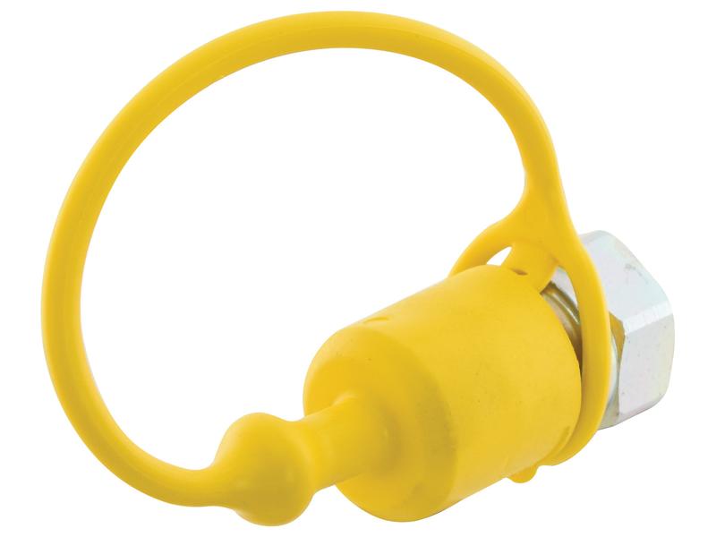 Faster Dust Cap Yellow PVC Fits 3/8\'\' Male Coupling - TFA Series TFA38 Image 1