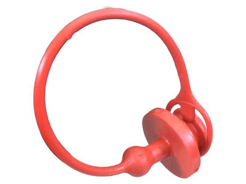 Faster Dust Cap Orange PVC Fits 1/4\'\' Female Coupling - FFH Series TM 2FI14 Image 1