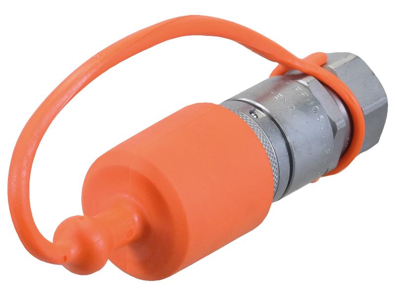 Faster Dust Cap Orange PVC Fits 3/8\'\' Female Coupling - FFH Series TMF38 Image 1