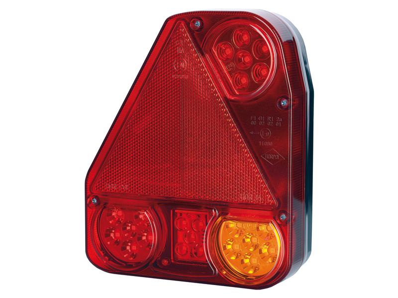 LED Rear Combination Light, Function: 4, Brake / Tail / Indicator / Fog, LH, 12-24V Image 1