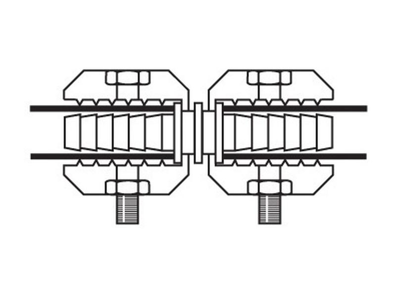 Hydraulic Hose Repair Kit 1/4'' Ø