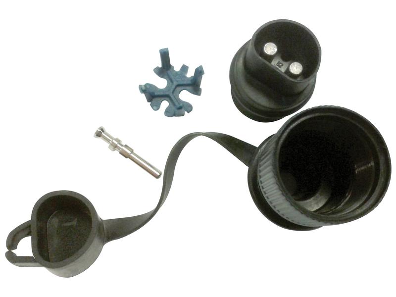 3 Pin Auxiliary Plug Male Pin (Perfore/Steel) Image 1