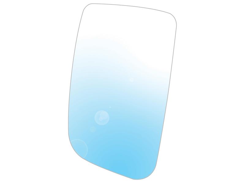 Replacement Mirror Glass - Rectangular, (Convex - Heated), 305 x 215mm