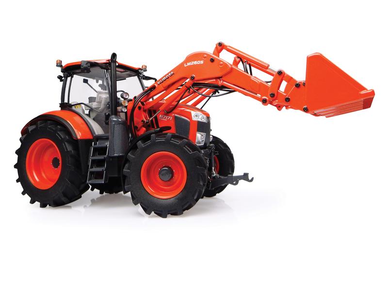 1/32 Scale UNIVERSAL HOBBIES  Kubota M7171 With front loader (No Back Orders accepted against Universal Hobbies Toys)