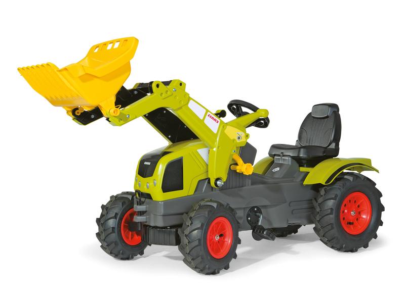 Ride On Rolly Toys Claas Axos With Front Loader (Air Tyres) Image 1