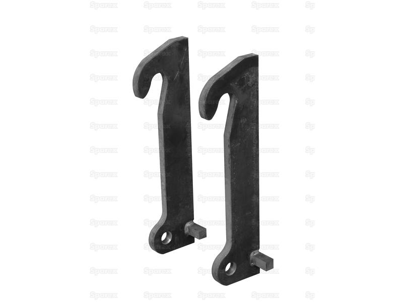 Loader Bracket (Pair), Replacement for: JCB Tool Carrier