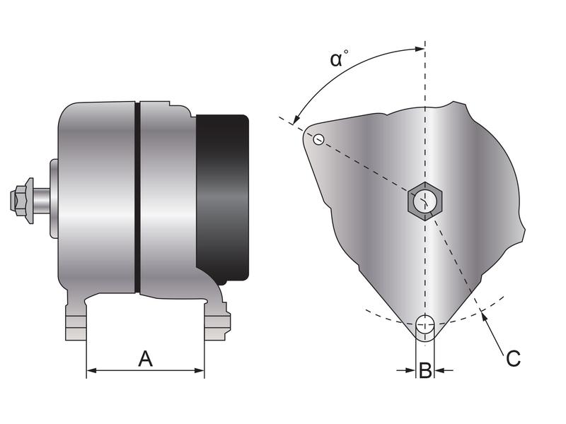 Alternator (Mahle) - 28V, 35 Amps Image 1