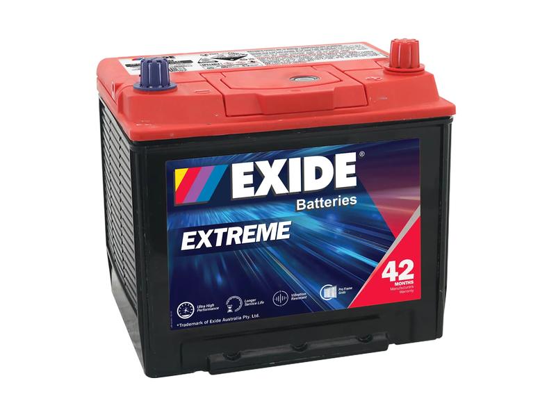 Exide X55D23CMF 12V 75Ah 650A Extreme Battery Image 1