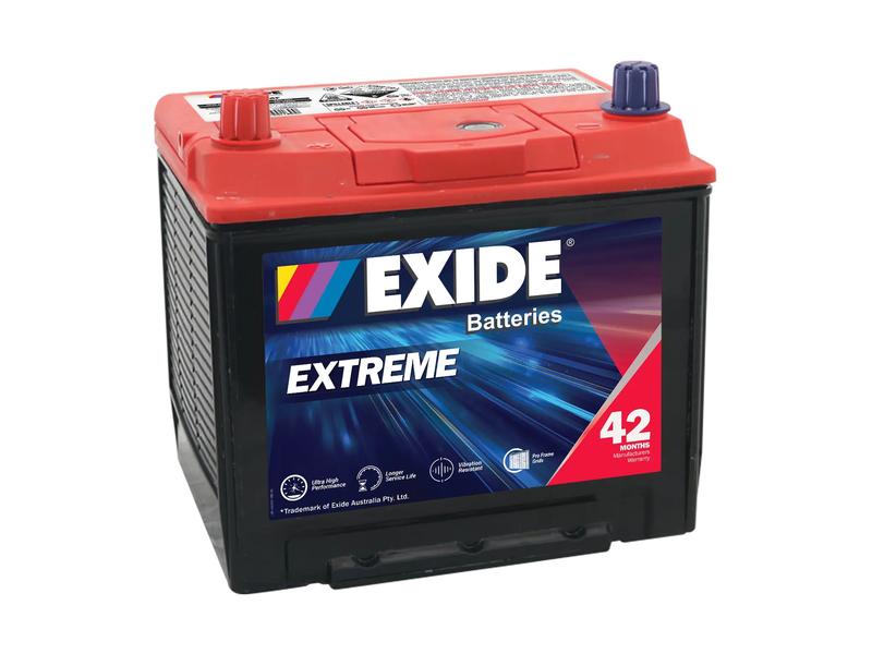 Exide X55D23DMF 12V 75Ah 650A Extreme Battery Image 1