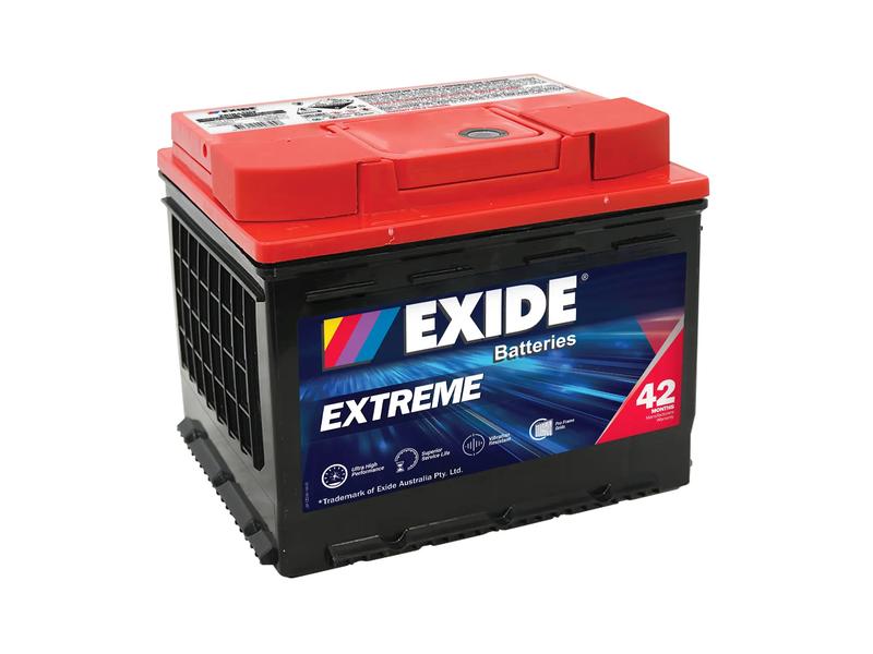 Exide XDIN44MF 12V 50Ah 510A Extreme Battery Image 1