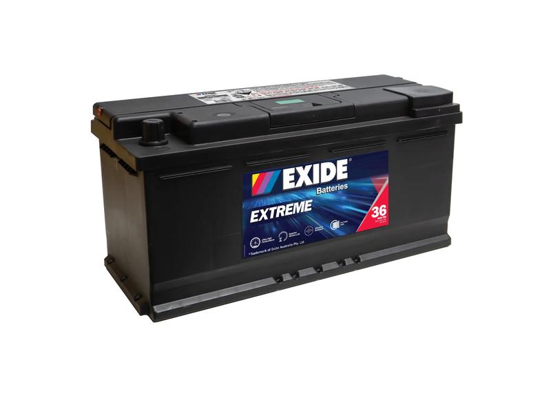 Exide XDIN100L 12V 110Ah 950A Extreme Battery Image 1