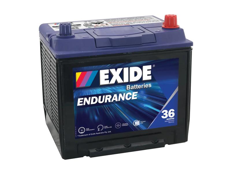 Exide 55D23CMF 12V 60Ah 600A Endurance Battery Image 1