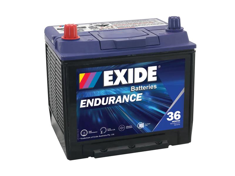 Exide 55D23DMF 12V 60Ah 600A Endurance Battery Image 1