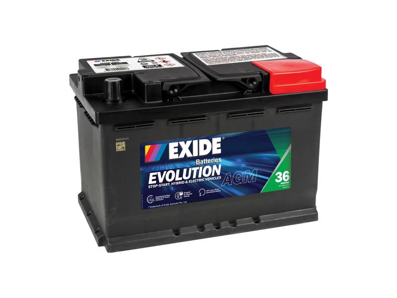 Exide SSAGM-66EU 12V 70Ah 760A Evolution Battery Image 1