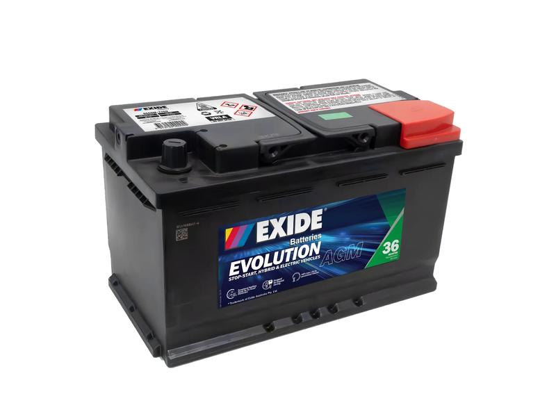 Exide SSAGM-77EU 12V 80Ah 800A Evolution Battery Image 1
