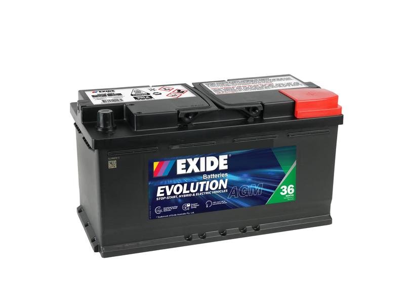 Exide SSAGM-88EU 12V 92Ah 850A Evolution Battery Image 1