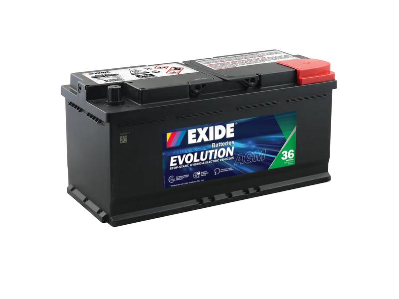 Exide SSAGM-95EU 12V 105Ah 950A Evolution Battery Image 1