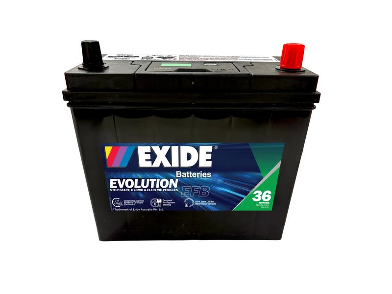 Exide SSEFB-B24 12V 55Ah 460A Evolution Battery Image 1