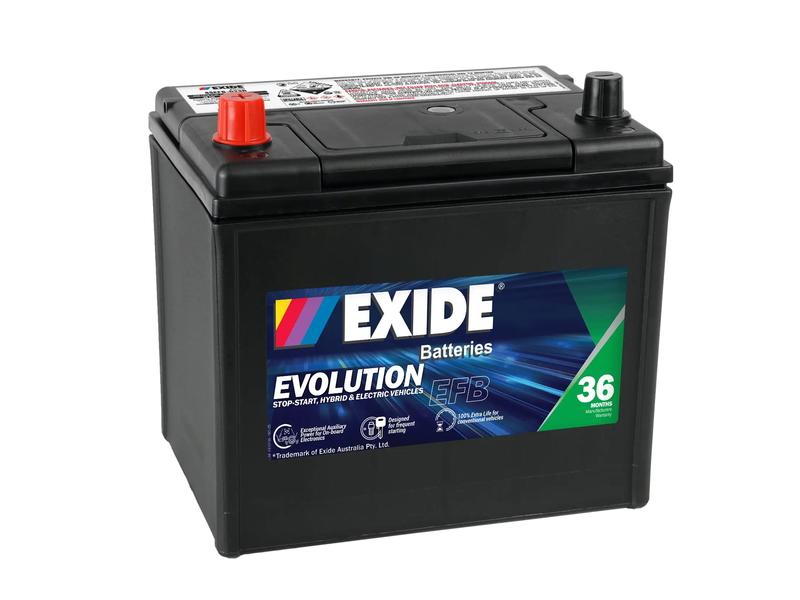 Exide SSEFB-D23R 12V 65Ah 650A Evolution Battery Image 1