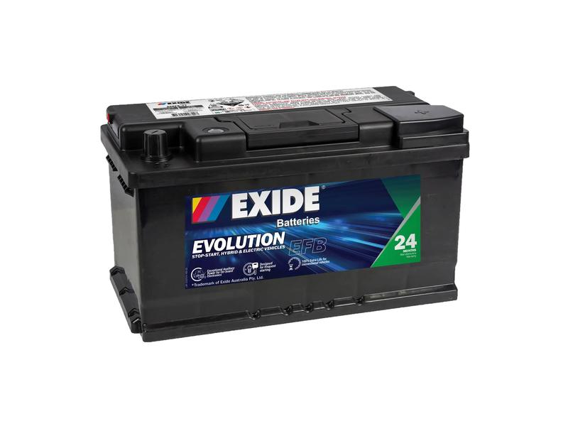 Exide SSEFB-77 12V 75Ah 730A Evolution Battery Image 1