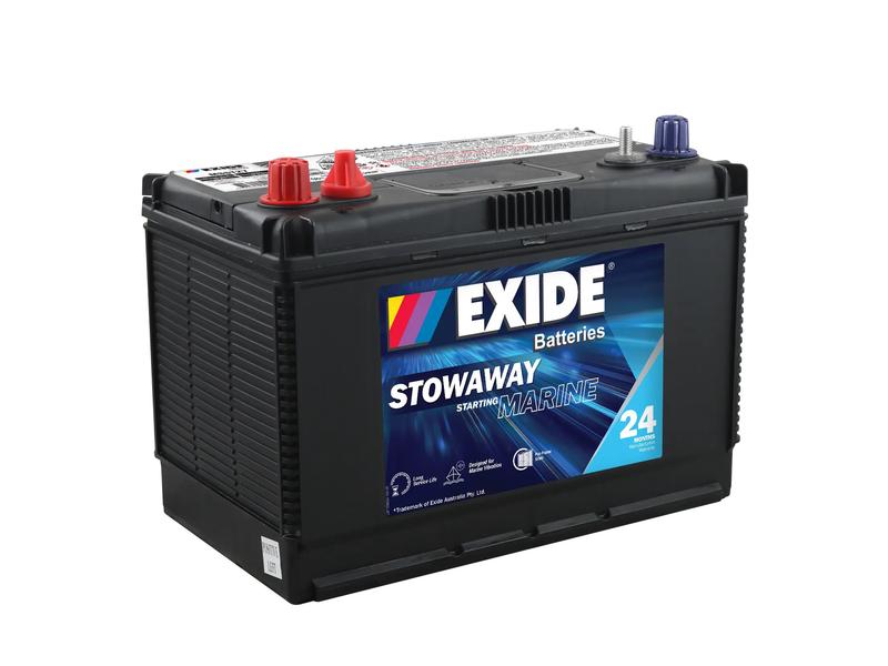 Exide MSST27 12V 90Ah 750A Stowaway Marine Battery Image 1