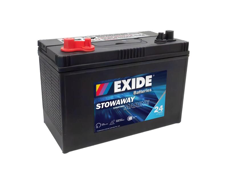 Exide MSST31 12V 105Ah 1000A Stowaway Marine Battery Image 1