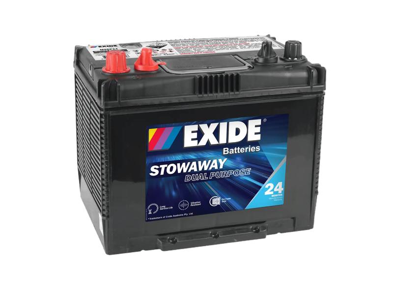 Exide MSDP24 12V 82Ah 650A Stowaway Dual Purpose Battery Image 1