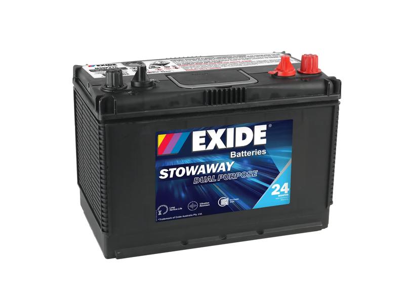 Exide MSDP27C 12V 105Ah 780A Stowaway Dual Purpose Battery Image 1