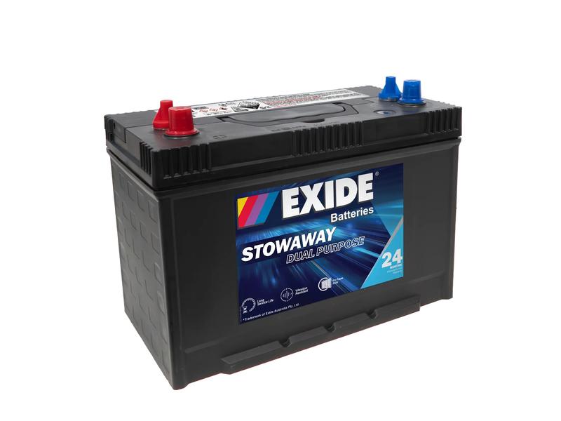Exide MSDP31 12V 120Ah 830A Stowaway Dual Purpose Battery Image 1