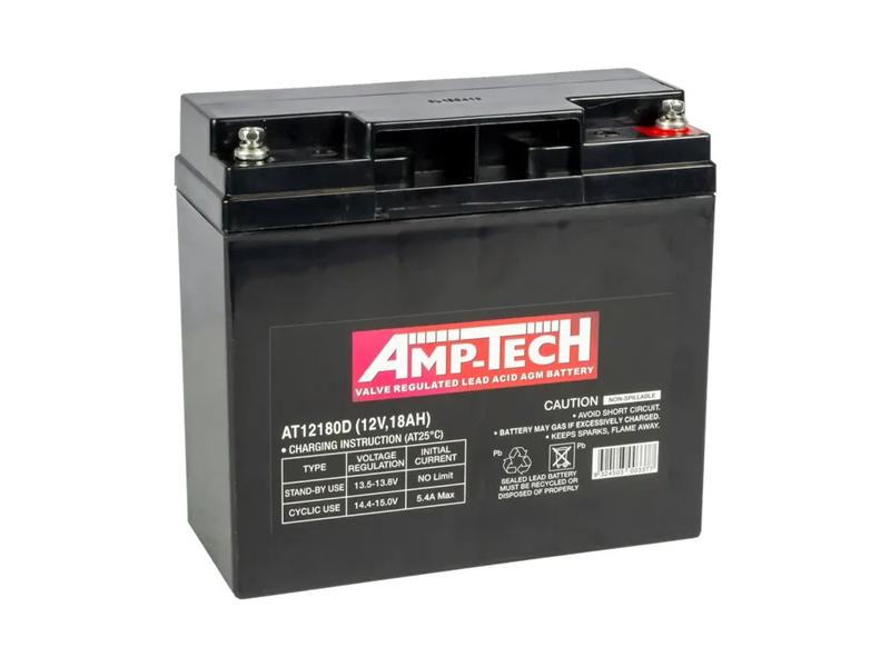 Exide AT12180D 12V 18Ah  AmpTech Battery Image 1