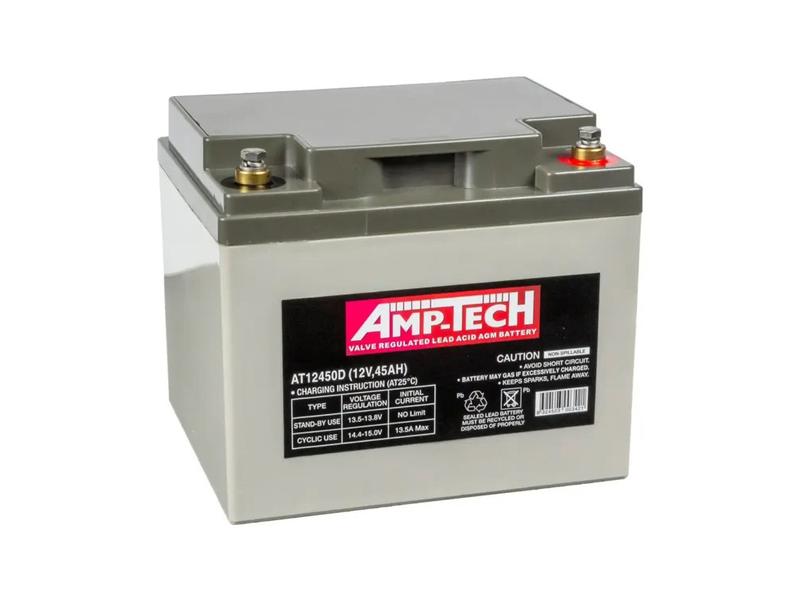 Exide AT12450D 12V 45Ah  AmpTech Battery Image 1