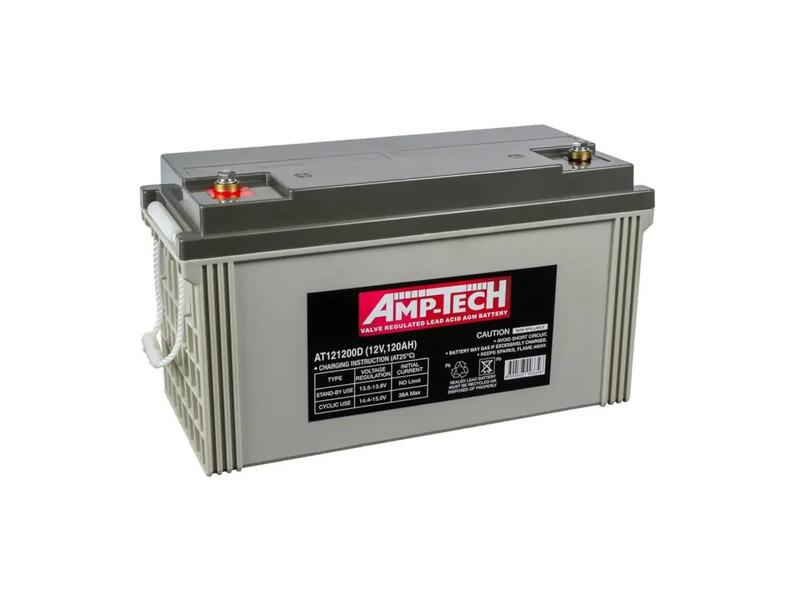 Exide AT121200D 12V 120Ah  AmpTech Battery Image 1