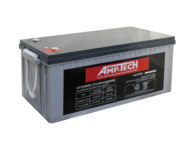 Exide AT122000D 12V 200Ah  AmpTech Battery Image 1